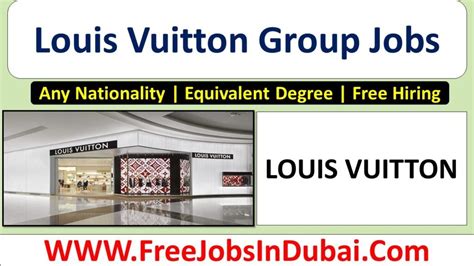 louis vuitton dubai careers|louis vuitton call center careers.